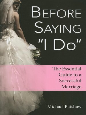 cover image of Before Saying "I Do"